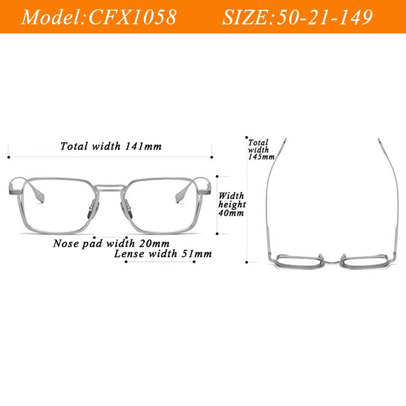 2024 Trendy Ultra Light Beta Titanium Handcraft Glass Retro Double-bar Pilot High End Optical Frame Business Elites Men Pure