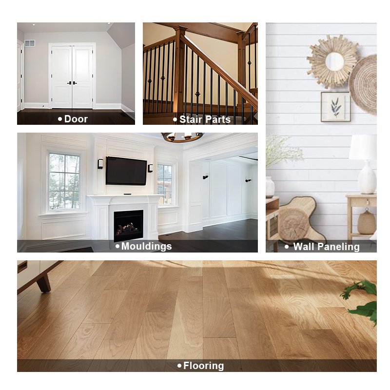 Wooden moldings white primer wooden door frame wood building material mdf door mouldings