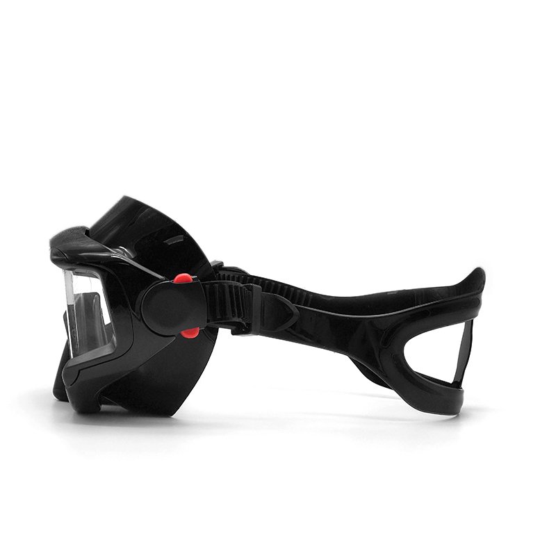 Underwater Scuba Diving Goggles Tempered Glass 3 Lens PC Frame Diving Mask