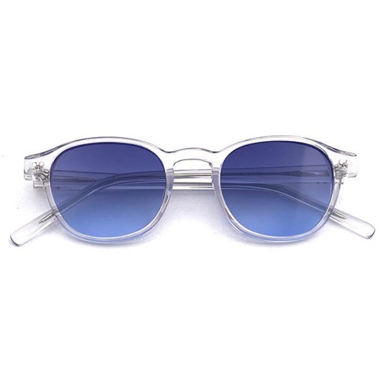 Round Premium Acetate Italian Sunglasses Manufacturers For Womens Men Gafas De Moda Sun Glasses Frame Making Plant