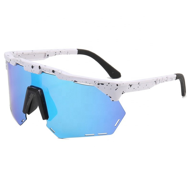 Wholesale Custom Logo New Outdoor Cycling Sunglasses Oversized Large-frame Sports Riding Sun Glasses UV400