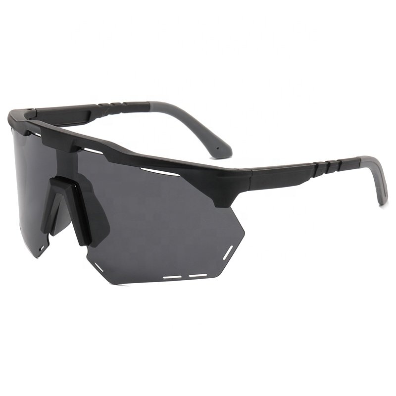 Wholesale Custom Logo New Outdoor Cycling Sunglasses Oversized Large-frame Sports Riding Sun Glasses UV400