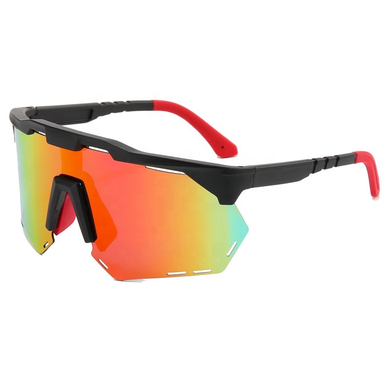 Wholesale Custom Logo New Outdoor Cycling Sunglasses Oversized Large-frame Sports Riding Sun Glasses UV400