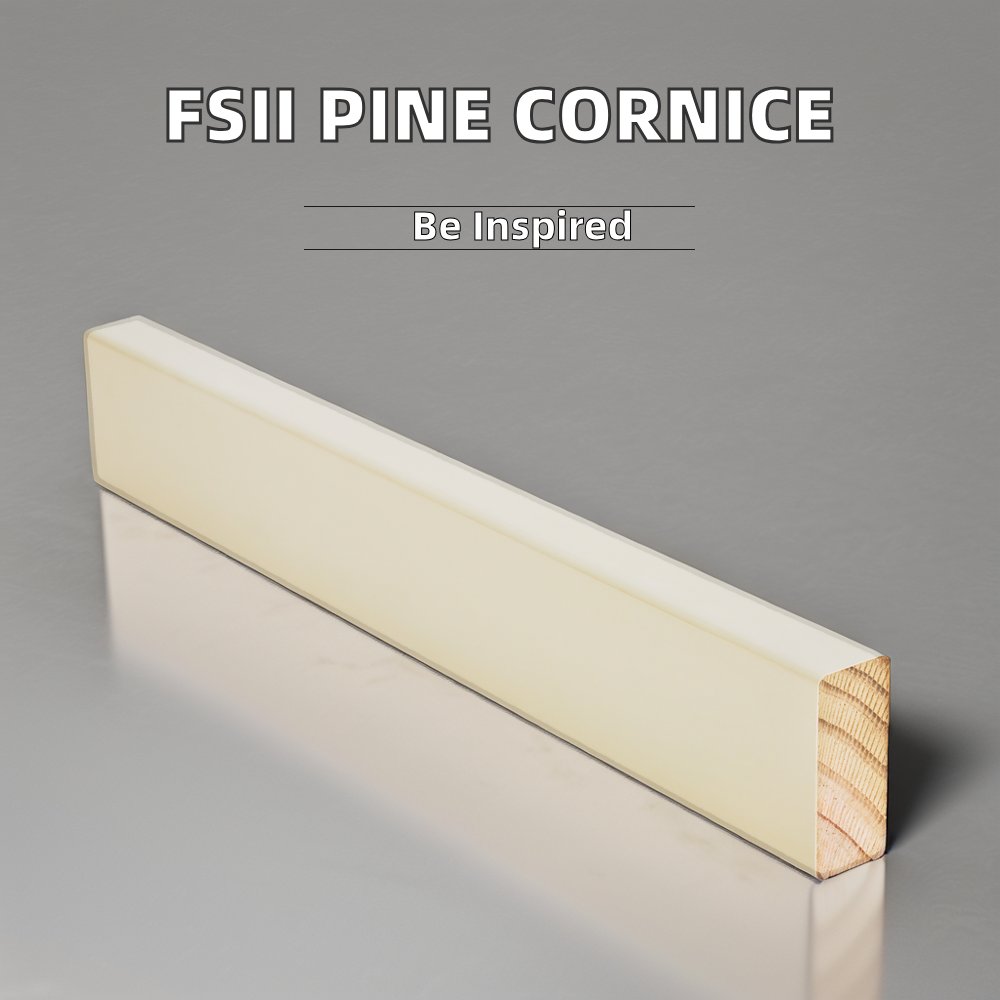 Beige Pre-Primed H3 Treated Finger Jointed Radiata Pine S4S Board Mouldings Product