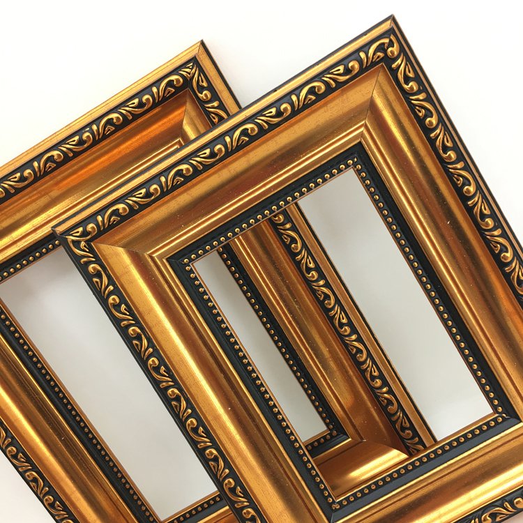 Free Sample Wholesale Customized Cheap Gold Color Ps Picture Frame Moulding