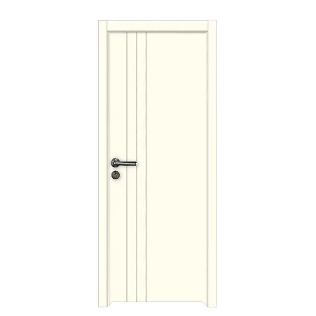 BBVD007 New Design 100% Waterproof Factory WPC Composite Modern Interior Wpc Door With Fame