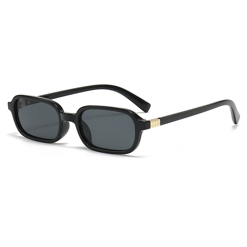 ADE WU STY20954 Small Frame Retro Custom LOGO Sun Glasses Vintage Square Eyewear Rectangle Leopard Pink Lens Sunglasses
