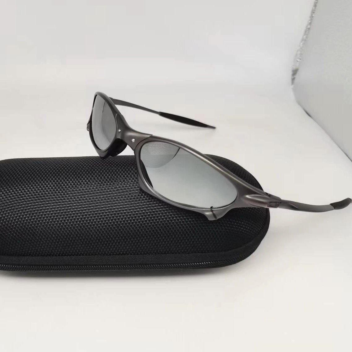 ICED OUT Sport design Cyclops X Metal Frame Polarized Penny Eyewear Titanium Vintage Sunglasses for men women