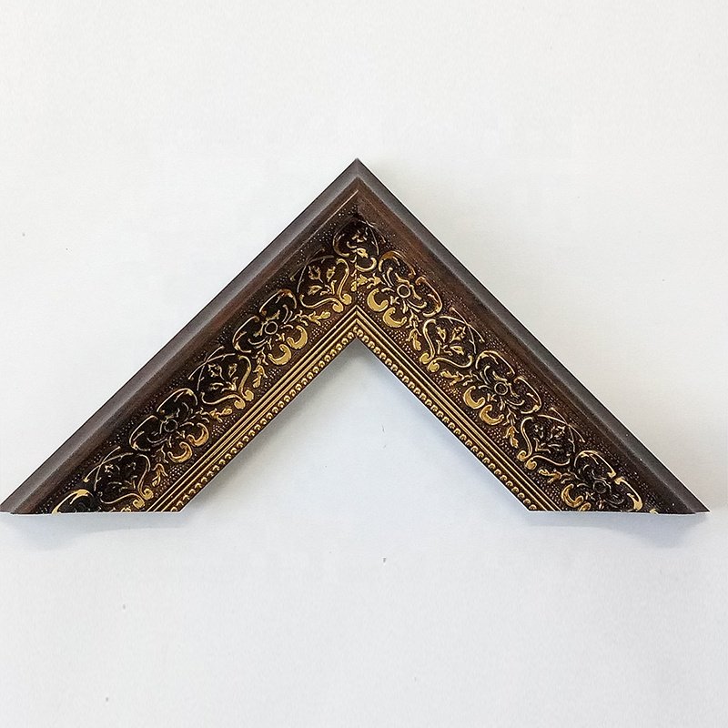New arrival ancient classical wooden photo frame moulding ps picture frame profile sticks photo picture frame