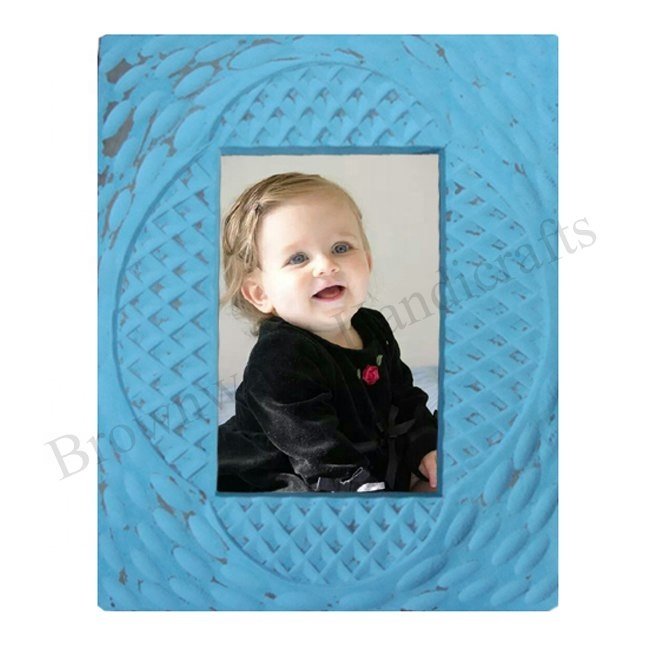 High Quality Mango Wood Moulding Picture Photo Frame Beautiful Hand Carved Wooded Photo/Picture Frame For Wholesale Buyers