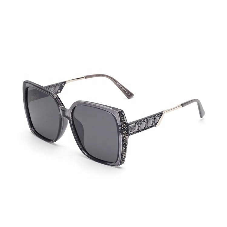 fashion women ladies sun glasses dark polarized lens large frame oversize shades sunglasses shiny bling sunglasses uv 400