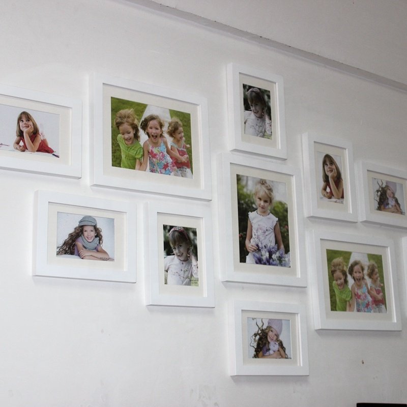 wholesale custom blue wooden mdf multifunctional photo frame picture frames