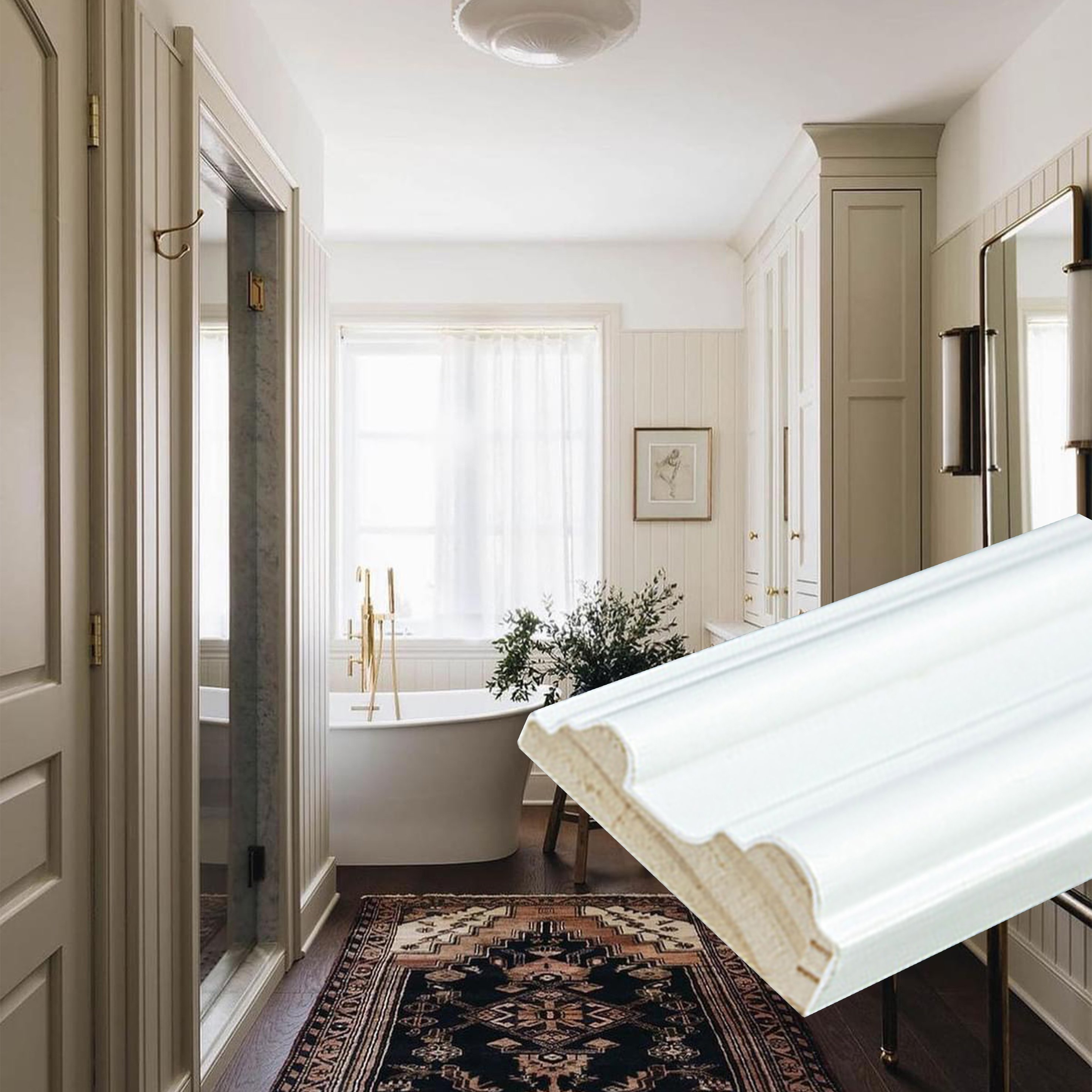 Hot Selling Room Interior Primed Jamb Moulding Wood Door Frame Moulding