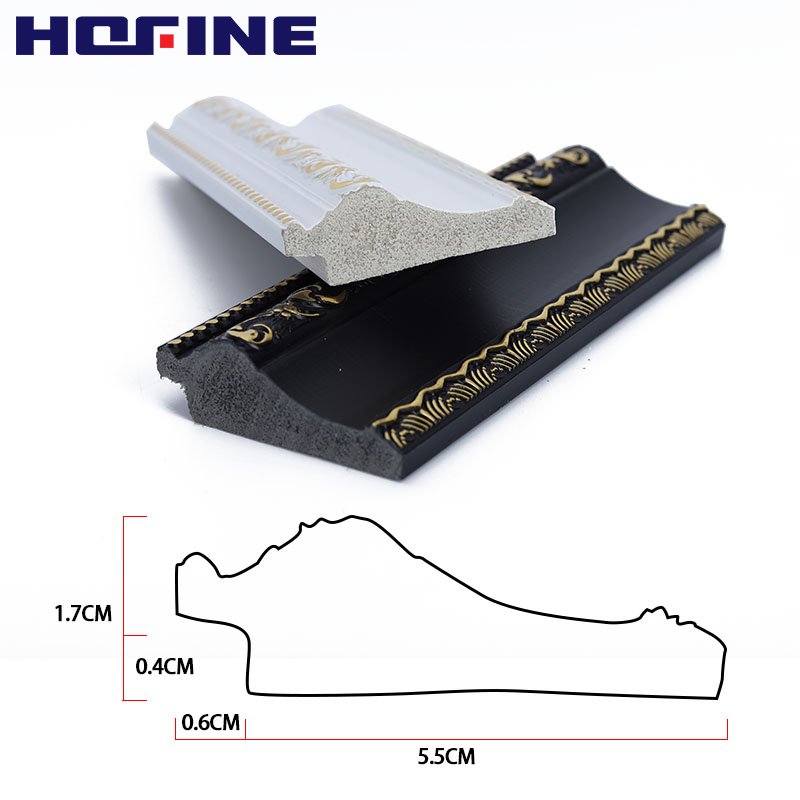 Trendy Exquisite 3D European style home decoration frame Molding frame fixed hanging strip