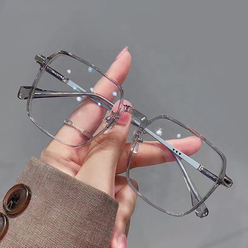 2024 Newest Custom Logo Tr90 Anti Blue Light Computer Glasses Eyeglasses Frames Wholesale Square Optical Glass