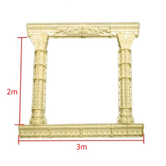 Best-selling concrete precasting plastic window cast in place mold concrete window moulding plastic window moulding