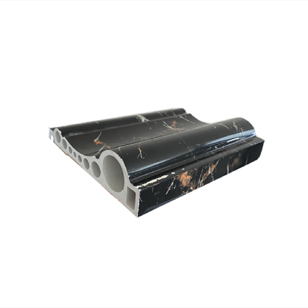 Solid PVC Marble Moulding Profile PVC Decorative Lines PVC Moulding for elevator