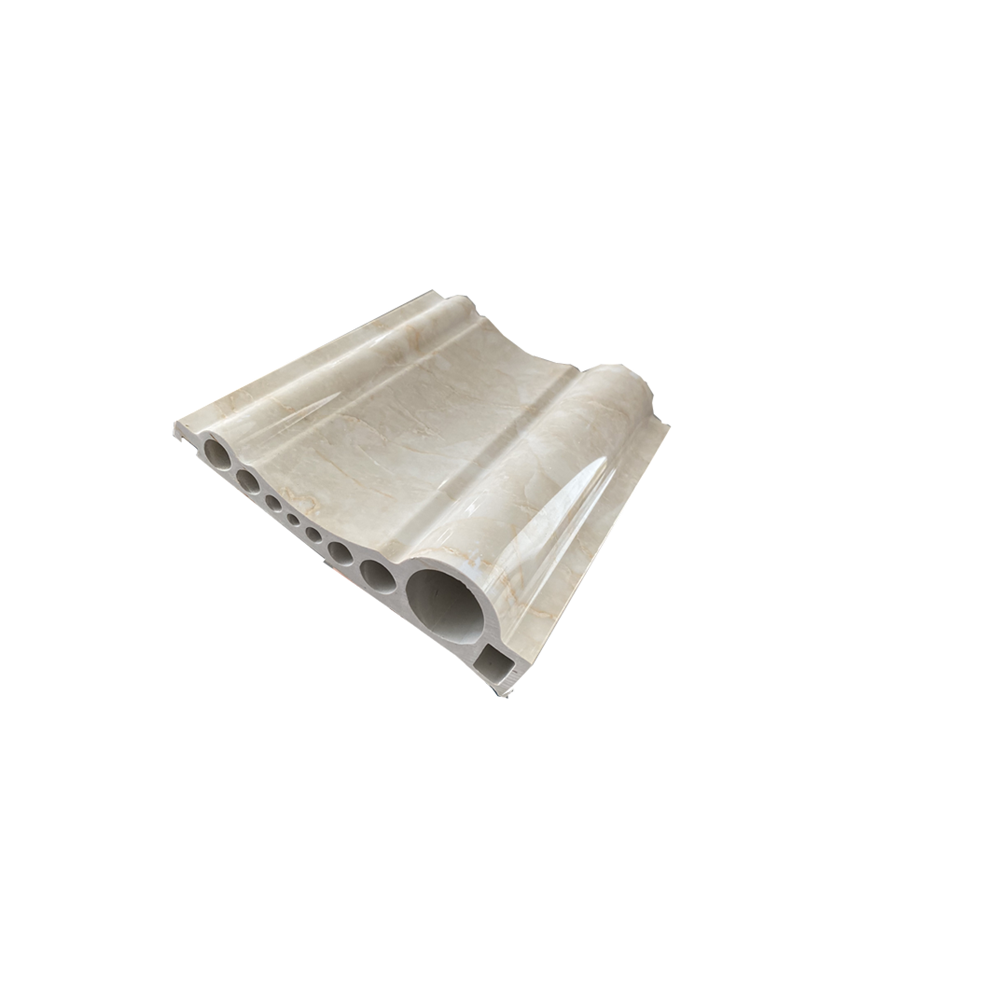 Solid PVC Marble Moulding Profile PVC Decorative Lines PVC Moulding for elevator