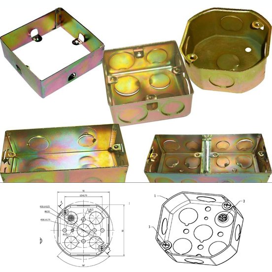 Double point crank C Frame Power press and Stamping Mould for Terminal Box Electrical Connector whole production line