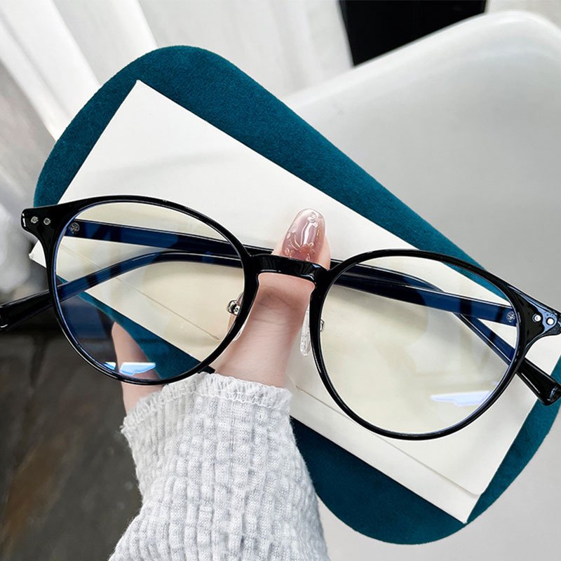 Ultra-light TR90 glasses frosted leopard print glasses literary retro glasses frame