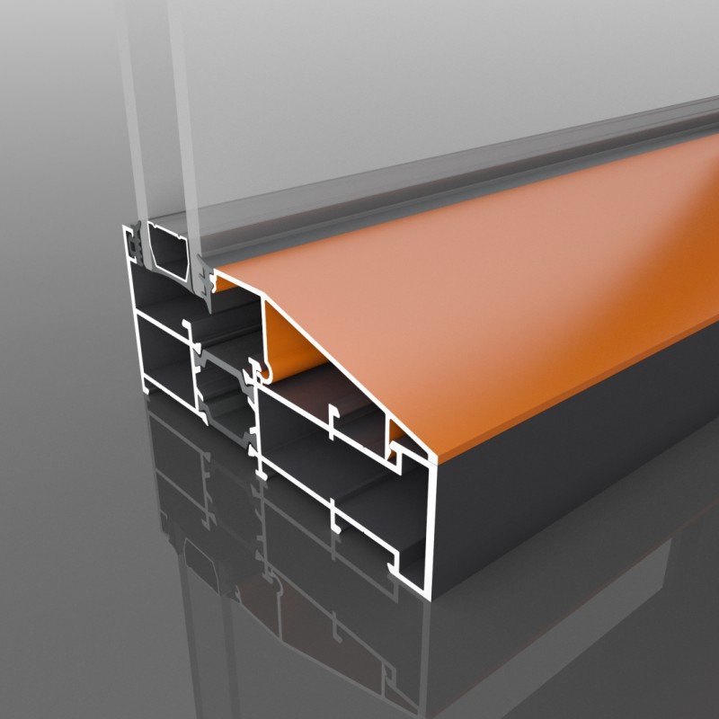 Custom bridge insulation material door and window frame aluminum extrusion mold