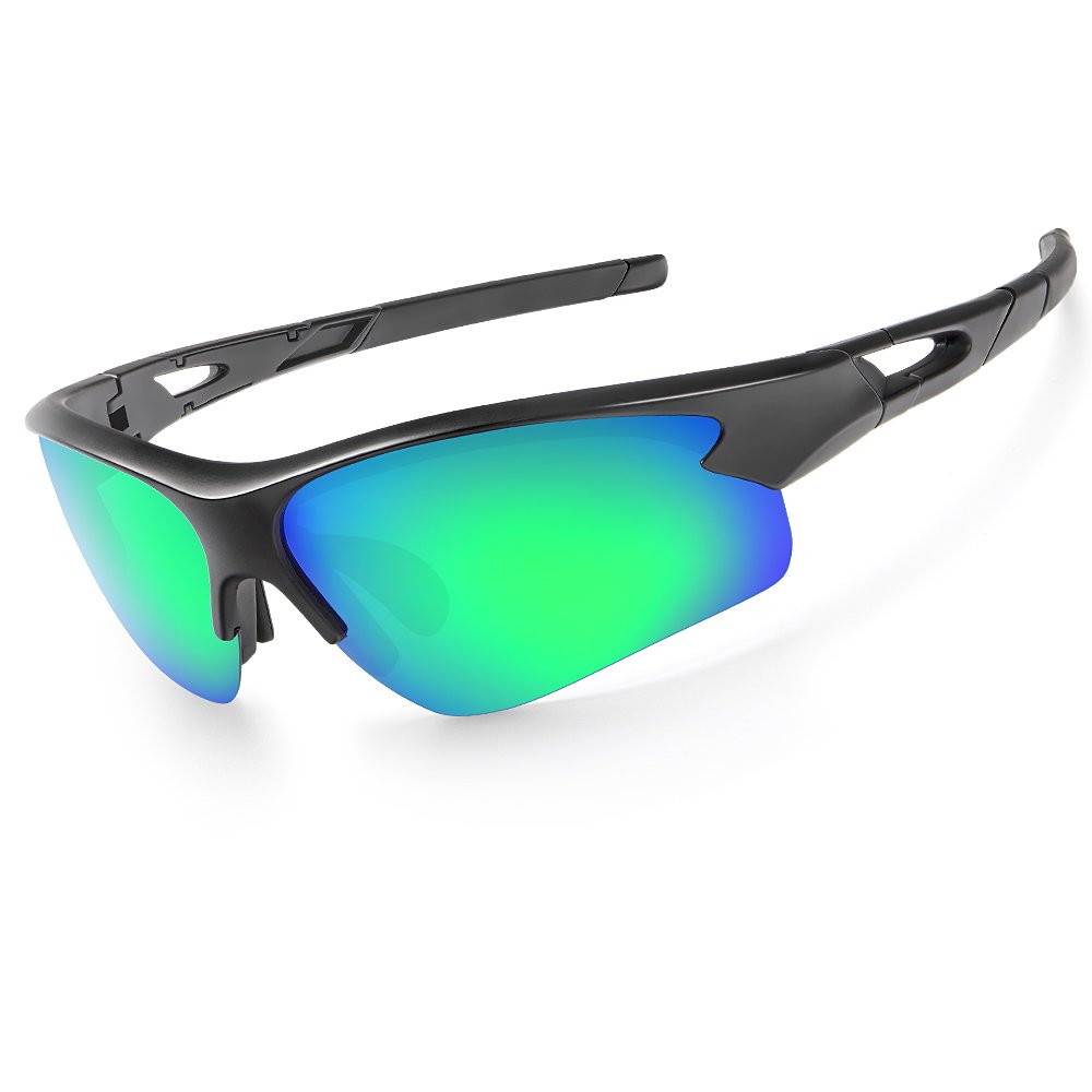 Luxury Youth Men Women Soft Sports Cycling UV Protection Sun Glasses Sunglasses White Frame Red Lens Sports Eyewear Sunglasses