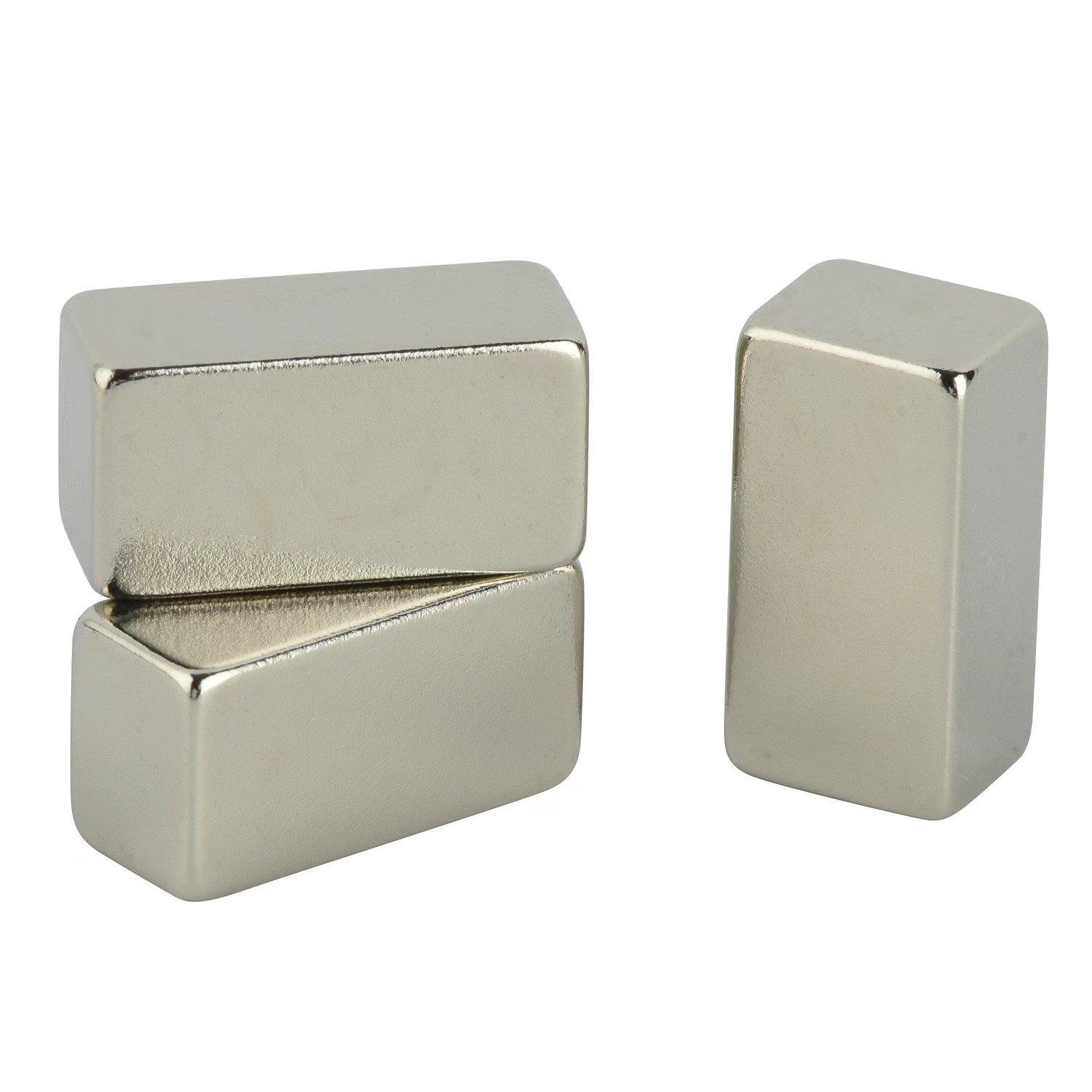 N52 N35 N42 40x20x10 Neodymium Magnet with Nickel Coating