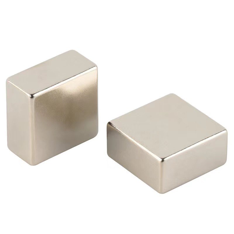 N52 N35 N42 40x20x10 Neodymium Magnet with Nickel Coating