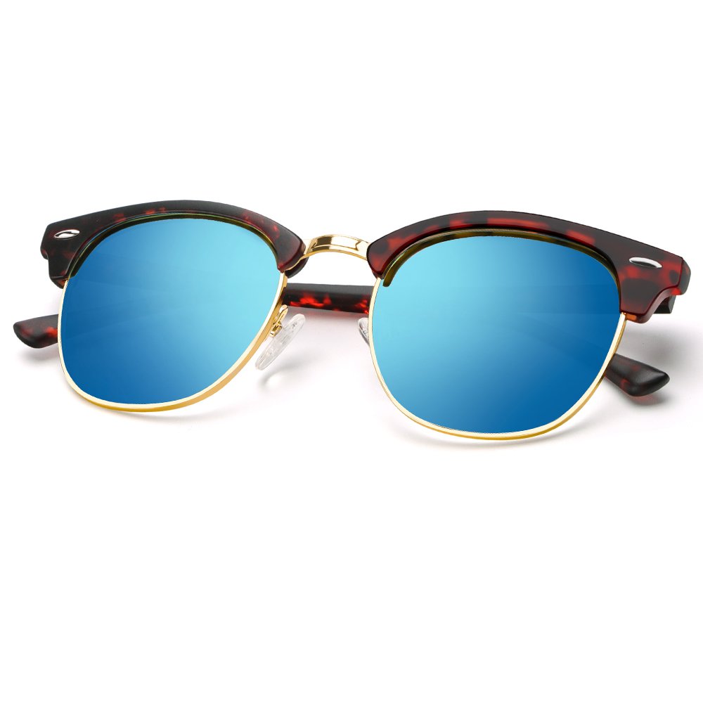 Hot Selling Driving Fishing Sun Glasses Semi-rimless Women Men Custom Logo Polarized UV400 Sunglasses