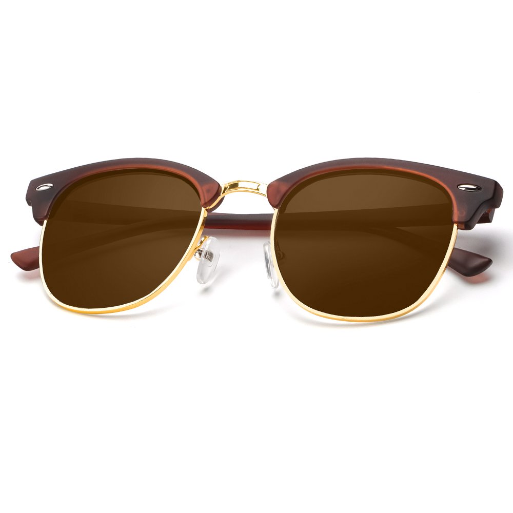 Hot Selling Driving Fishing Sun Glasses Semi-rimless Women Men Custom Logo Polarized UV400 Sunglasses