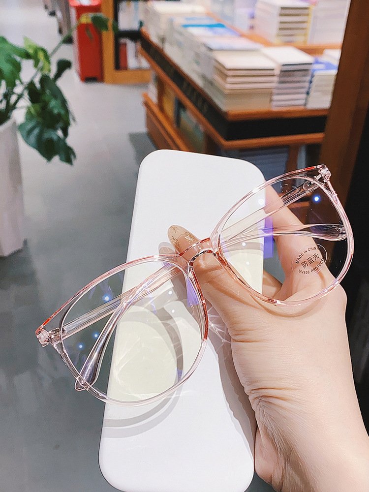 Fashion Custom Logo Cheap Optical Eyeglasses Ladies Large Frame Spectacles Women Oversize Round Frames Optical Glasses