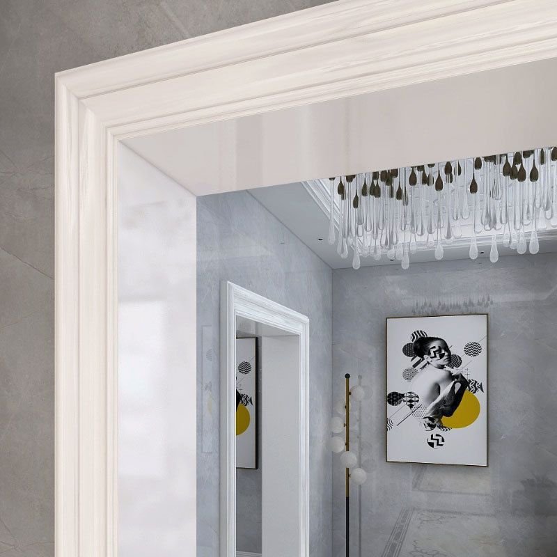 Hot Sale White PS Decorative Mouldings Water-Proof Interior Home Decoration Accessories Skirting Boards and Door Casing