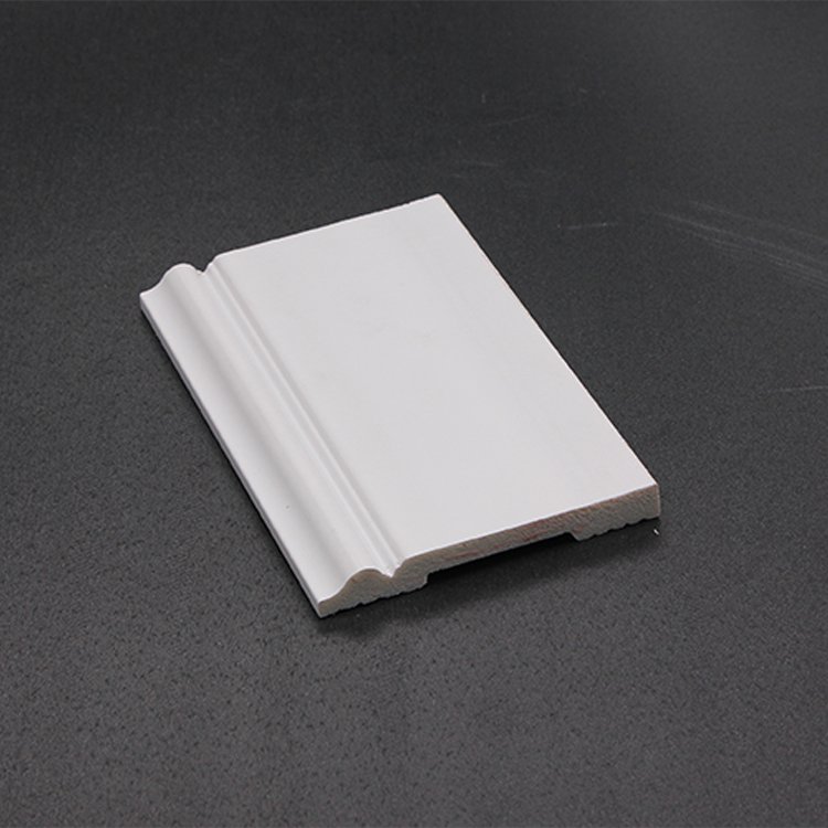 Factory PS skirting Cornice Moulding customized household decoration modern style waterproof white PS skirting board