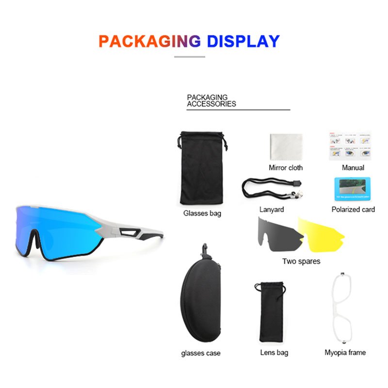 XUNQI full frame baseball sunglasses big frame TR90 gafas para bicicleta uv400 polarized sports shades