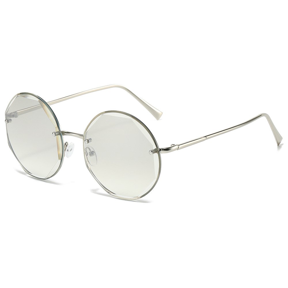 New Model 2025 Round Frame Candy Lenses Sun Glasses Unisex Copper Popular Sunglasses
