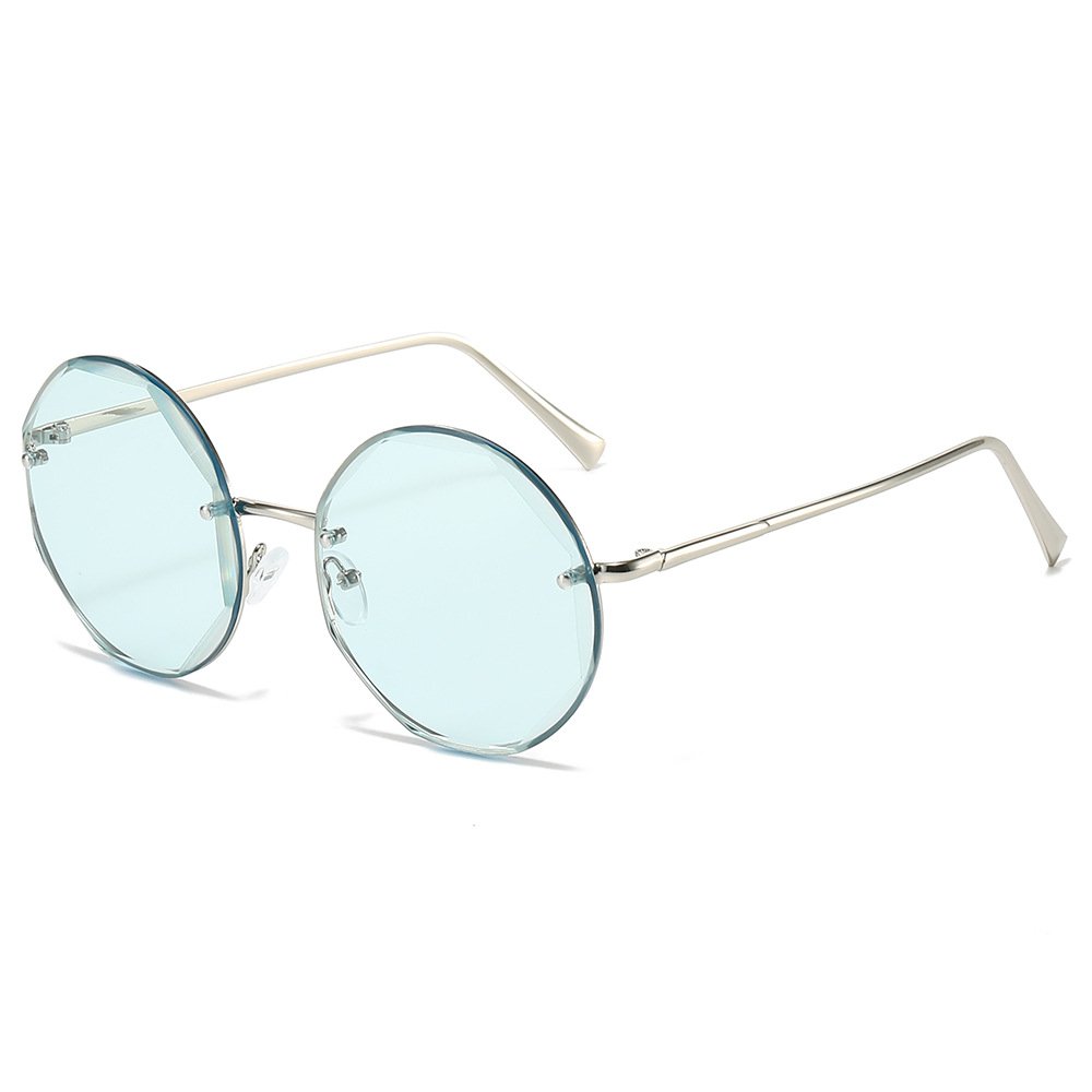 New Model 2025 Round Frame Candy Lenses Sun Glasses Unisex Copper Popular Sunglasses