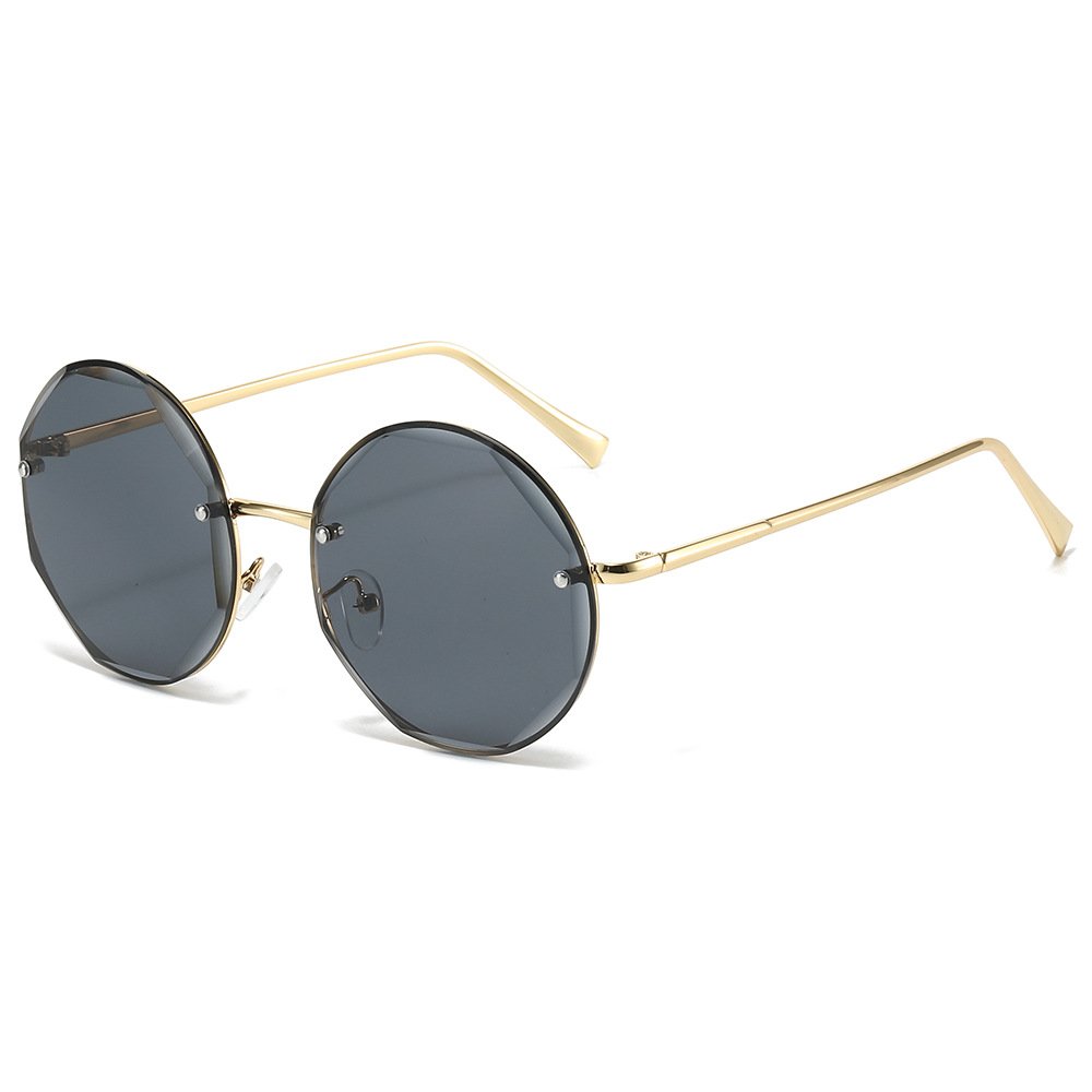 New Model 2025 Round Frame Candy Lenses Sun Glasses Unisex Copper Popular Sunglasses