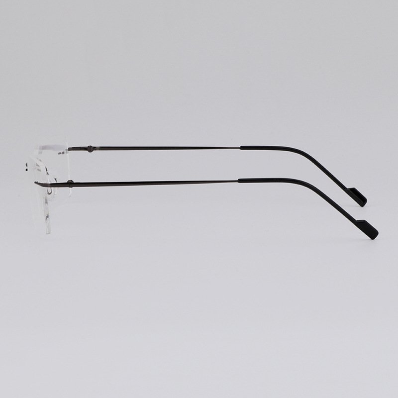 2025 New Order Trendy Fashion Optical High Quality Metal Wholesale Thin Optical Eyeglass Frames Rimless Glasses