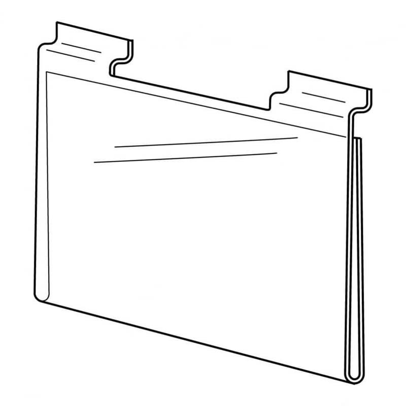 Slatwall Acrylic Sign Holder 8.5 x 11 5 X 7 clear Acrylic Slatwall Poster Holder Acrylic Slatwall Shelf With Sign Holder