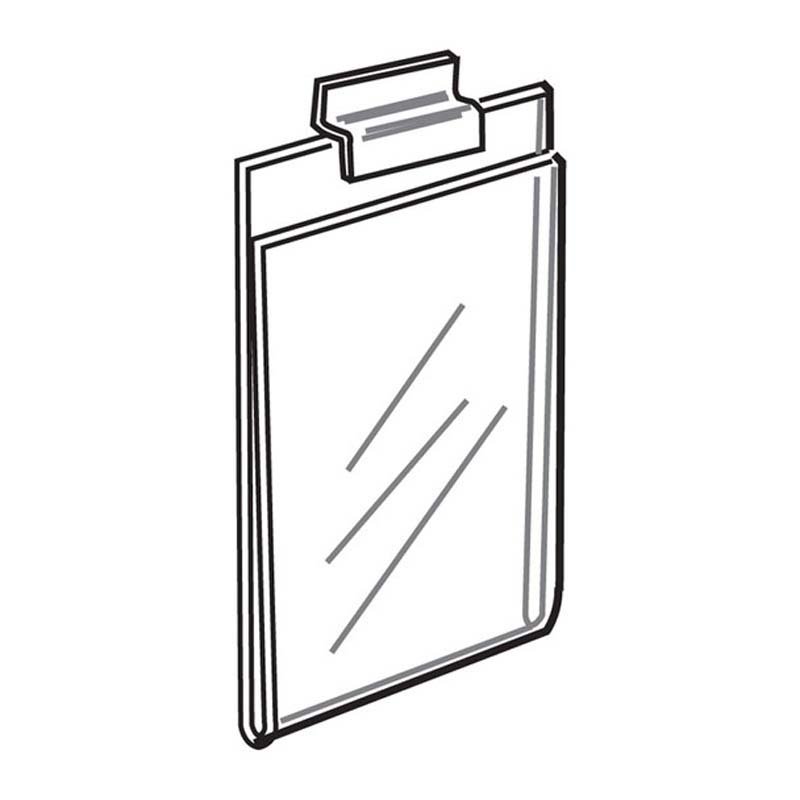 Slatwall Acrylic Sign Holder 8.5 x 11 5 X 7 clear Acrylic Slatwall Poster Holder Acrylic Slatwall Shelf With Sign Holder