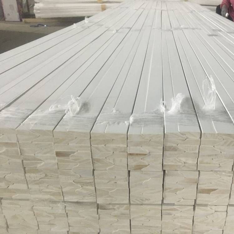 Primed Finger Jointed Pine Door Stop Wood Trim