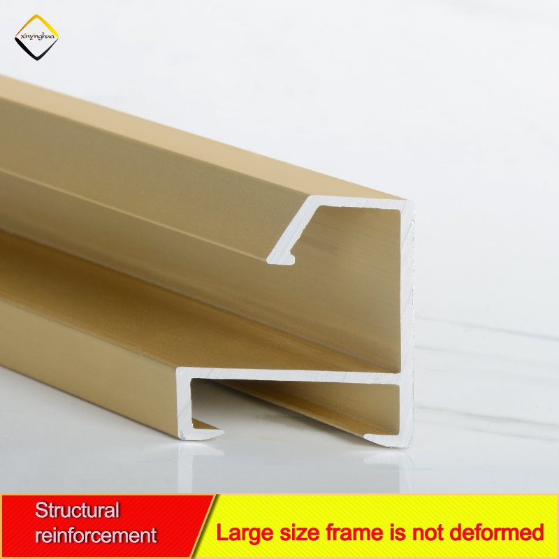 LB2407B Factory Wholesale Custom Size Metal Photo Frame Poster Aluminium Picture Frames Moulding Aluminum Profile