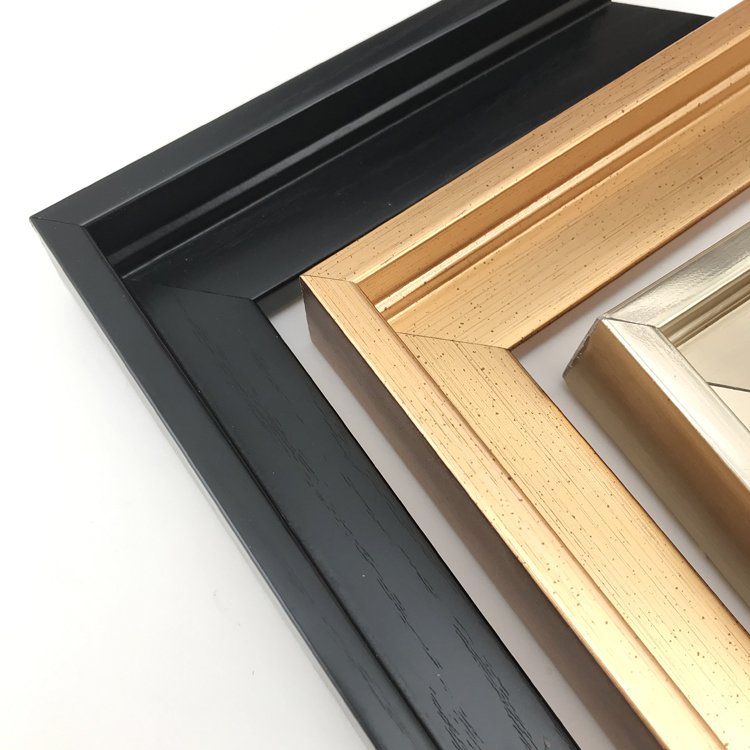 Custom Modern L Shape Canvas Painting Frame PS Floating Photo Picture Frame for Home Decor 60x90cm,90x120cm ,100x100cm