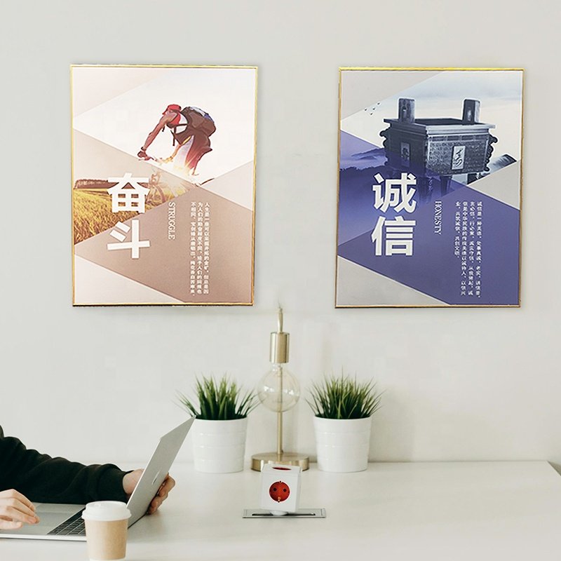 Oem Metal P Picture Photo Frame Aluminium Wall Frames Home Decor Molding Strips Aluminum Picture Frame
