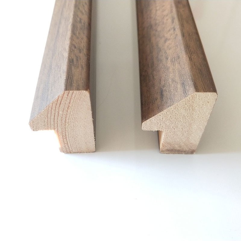 New Style Free Samples Simple design Natural Bare Wood Moulding for Picture/Photo/Painting/Mirror