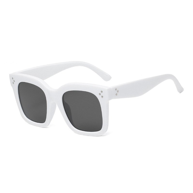 wholesale fashion classic plastic big square frame custom logo Sun Glasses designer trendy Sunglasses for women men