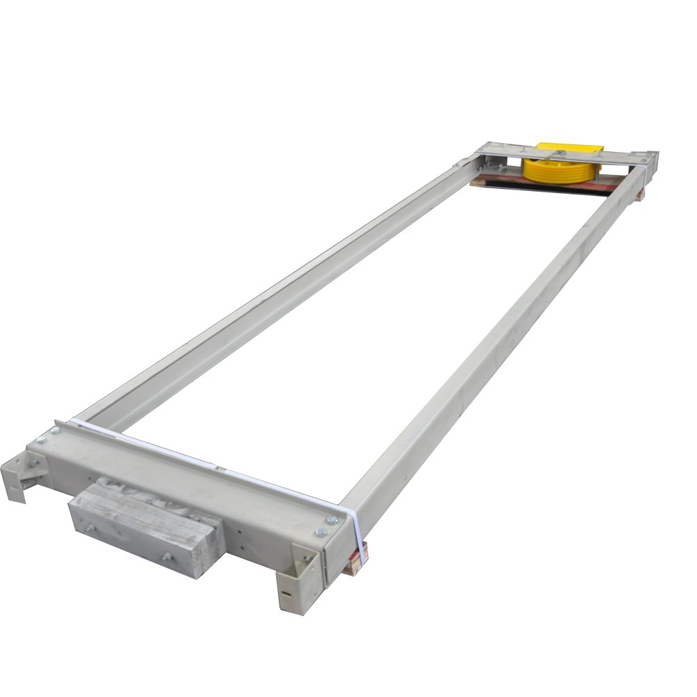 Elevator Modernization Solution Counter Weight Frame With Nylon Sheave