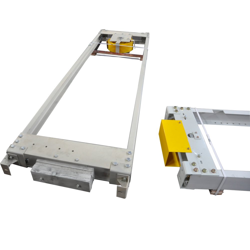 Elevator Modernization Solution Counter Weight Frame With Nylon Sheave