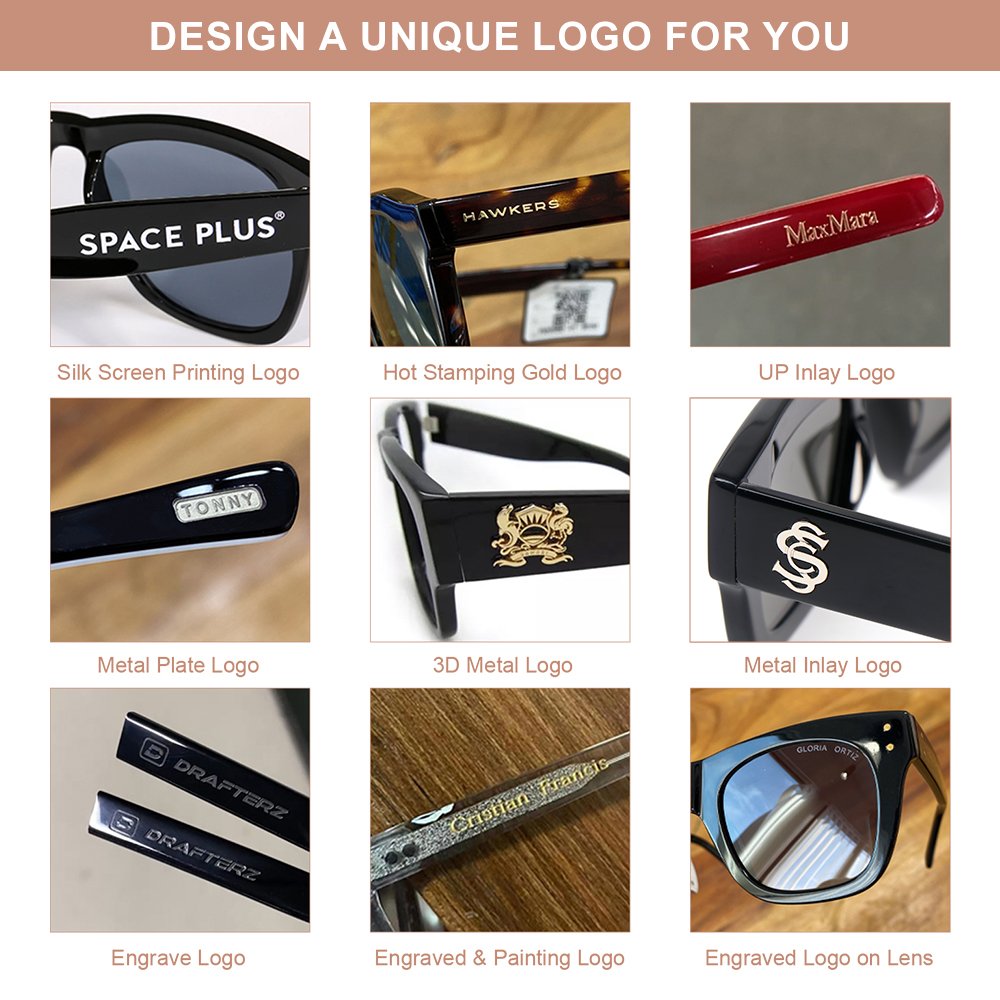 Propionic Acid Pin Square Wave Sunglasses Sunglasses UV400 Retro PC Frame High End Premium Sunglasses