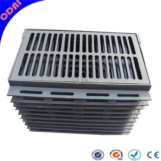 Ductile cast iron water channel grating with Frames